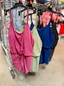Time and Tru Women's Swimsuit Romper Walmart