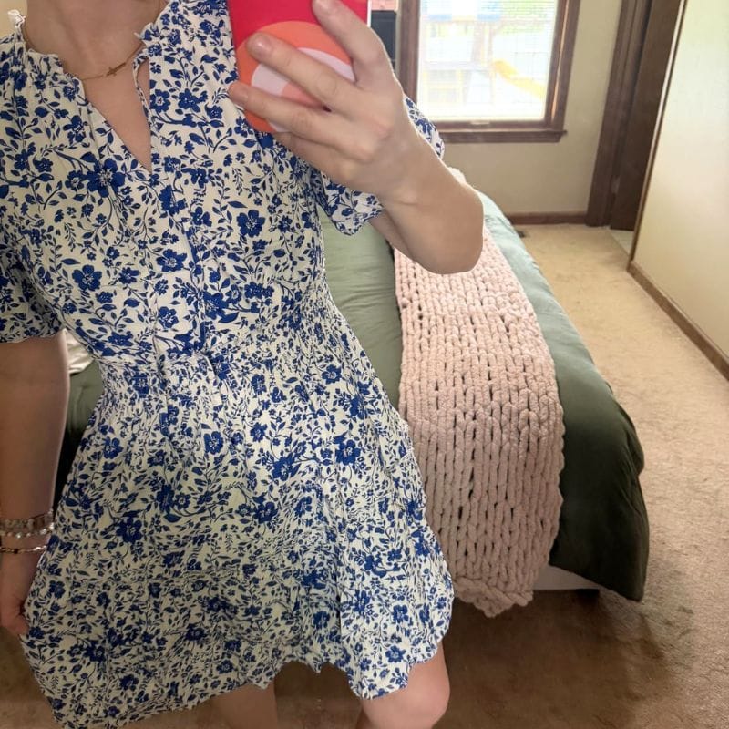 amazon printed floral dress