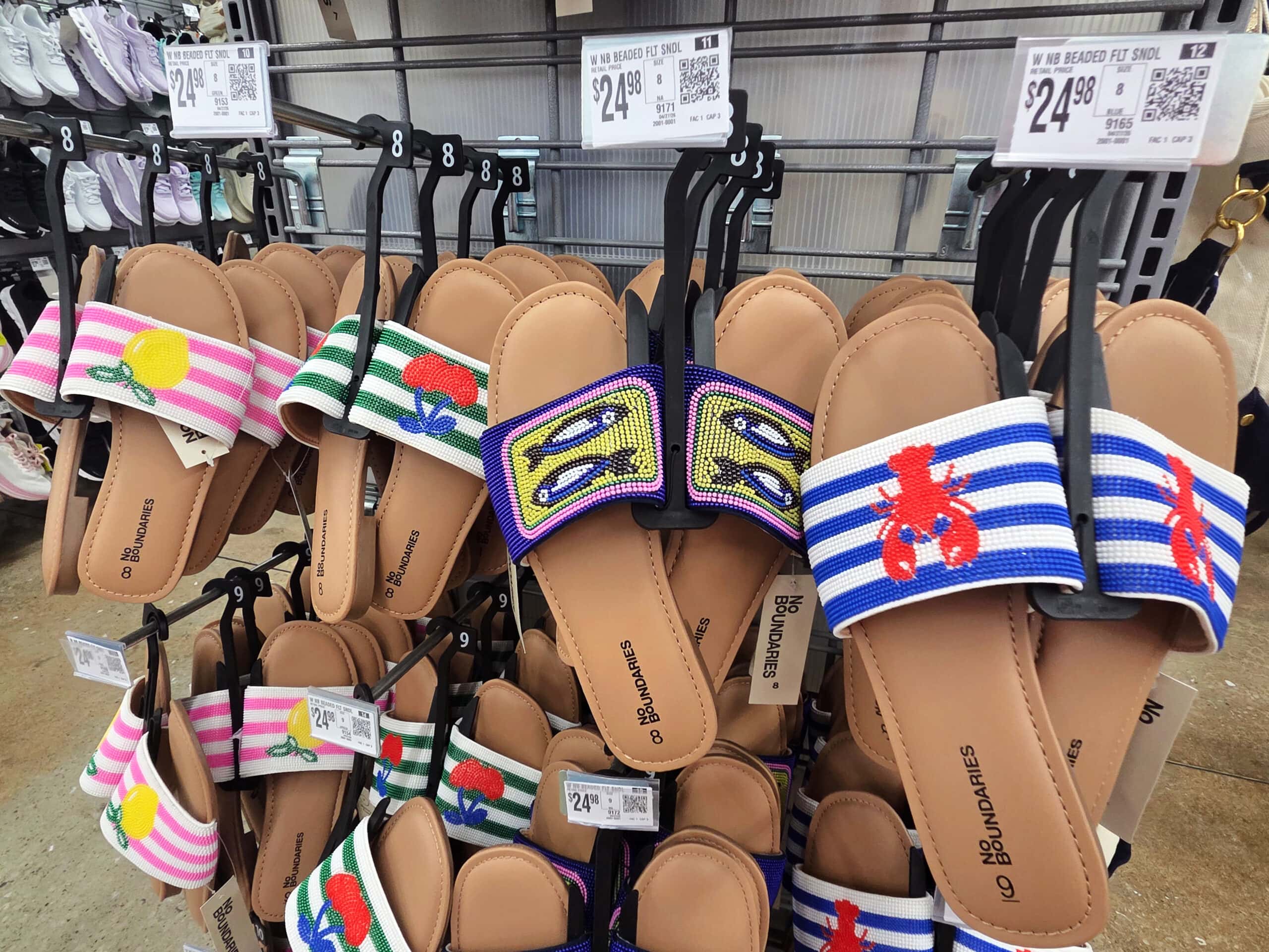 beaded sandals walmart
