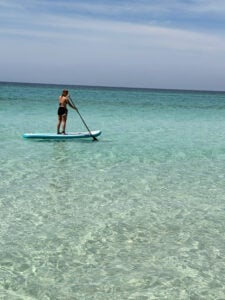 caroline paddleboard ocean