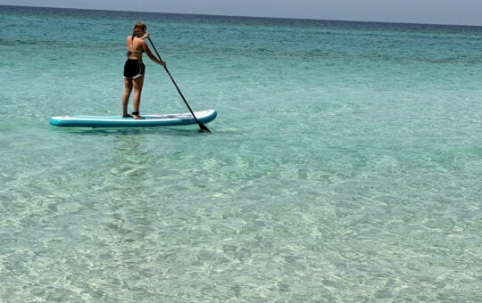 caroline paddleboard ocean