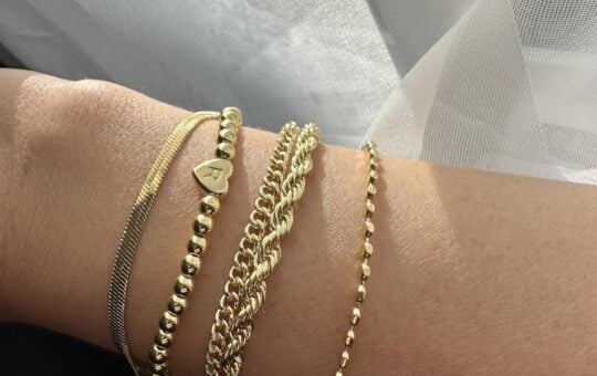 doubgood Stackable Gold Bracelets