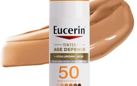 eucerin skin tint age defense sunscreen