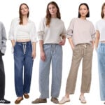 gap factory barrel jeans pull on
