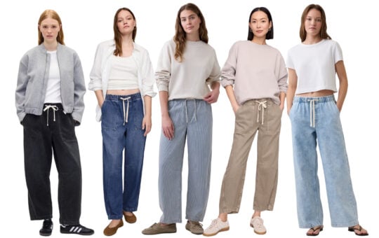 gap factory barrel jeans pull on