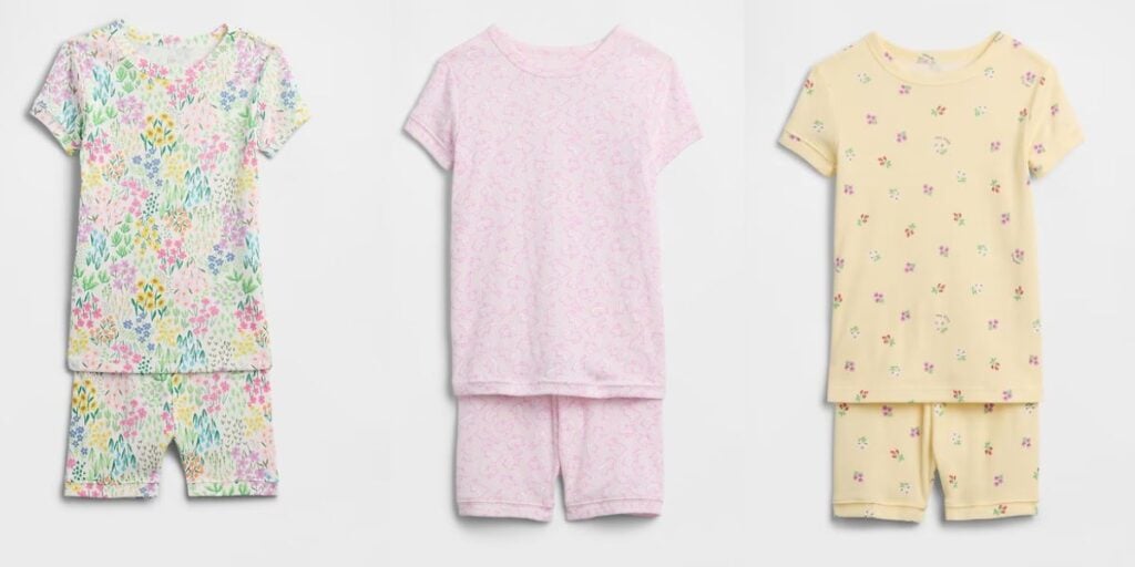 gap factory pajama sets