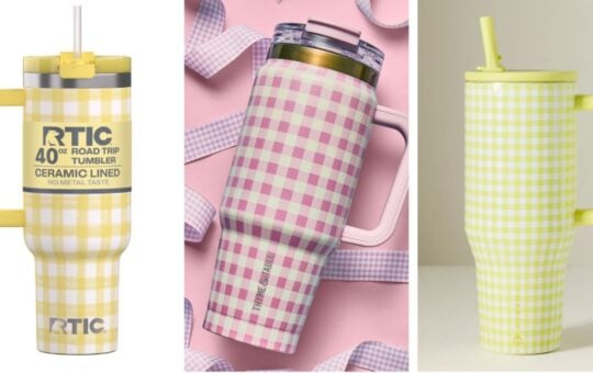gingham tumbler dupe