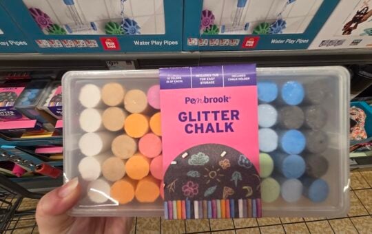 glitter chalk Aldi Finds This Week