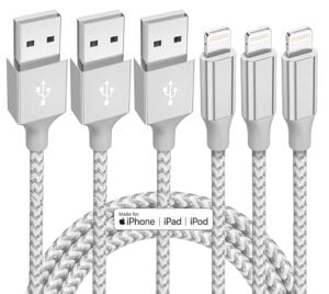 iPhone Charger 3 Pack 10 ft