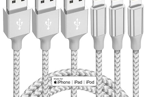 iPhone Charger 3 Pack 10 ft