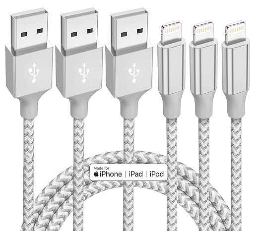 iPhone Charger 3 Pack 10 ft
