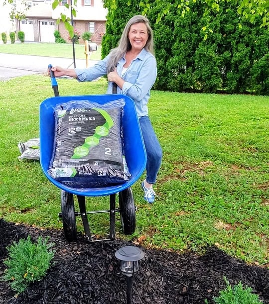 jamie lowes mulch wheelbarrow short