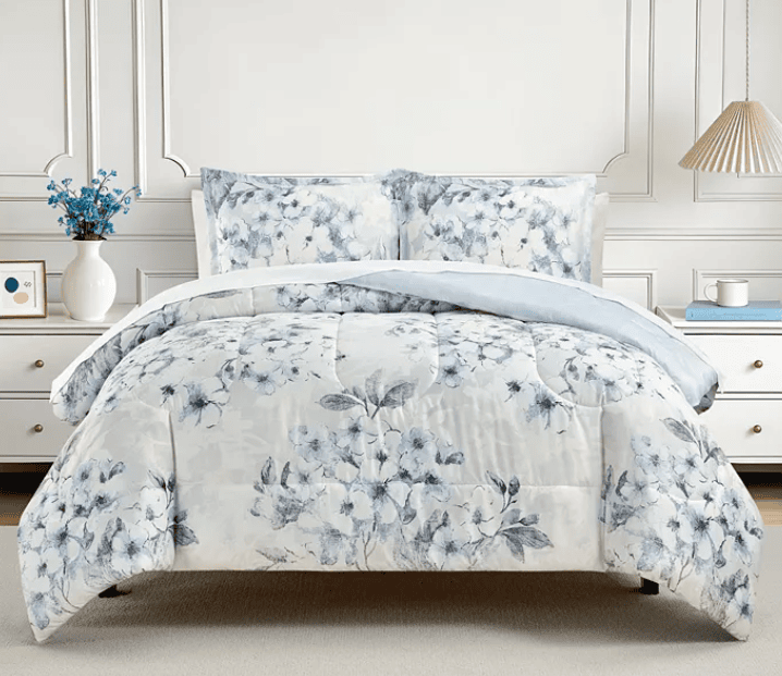 macys blue flower comforter macys blue flower comforter