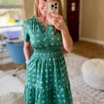 mary green dress pockets