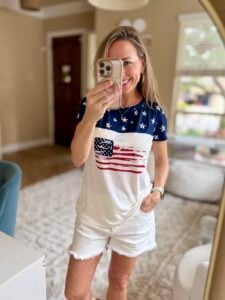 mary patriotic tee