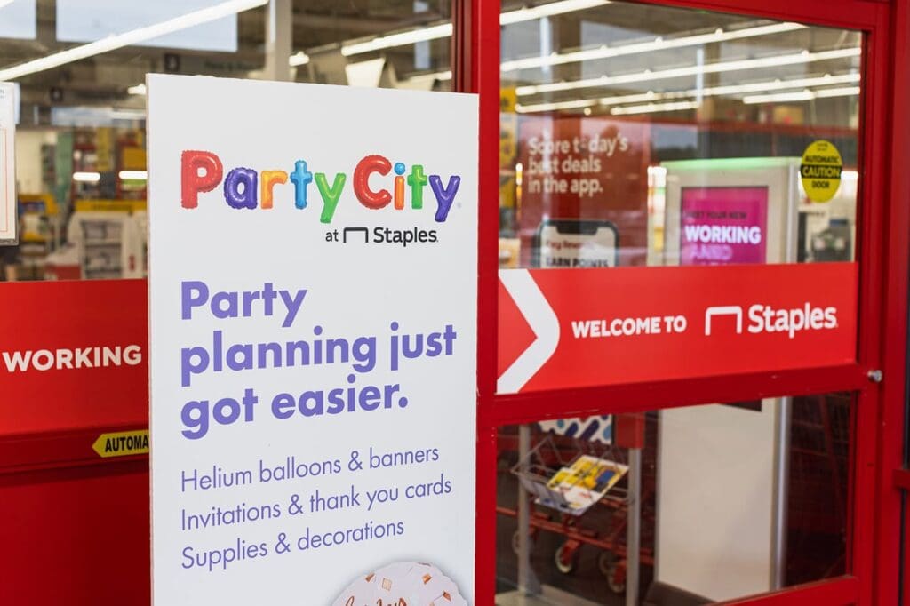 Party City at Staples: Party Supplies Now in Select Stores