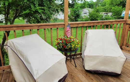 patio furniture covers unwrinkled