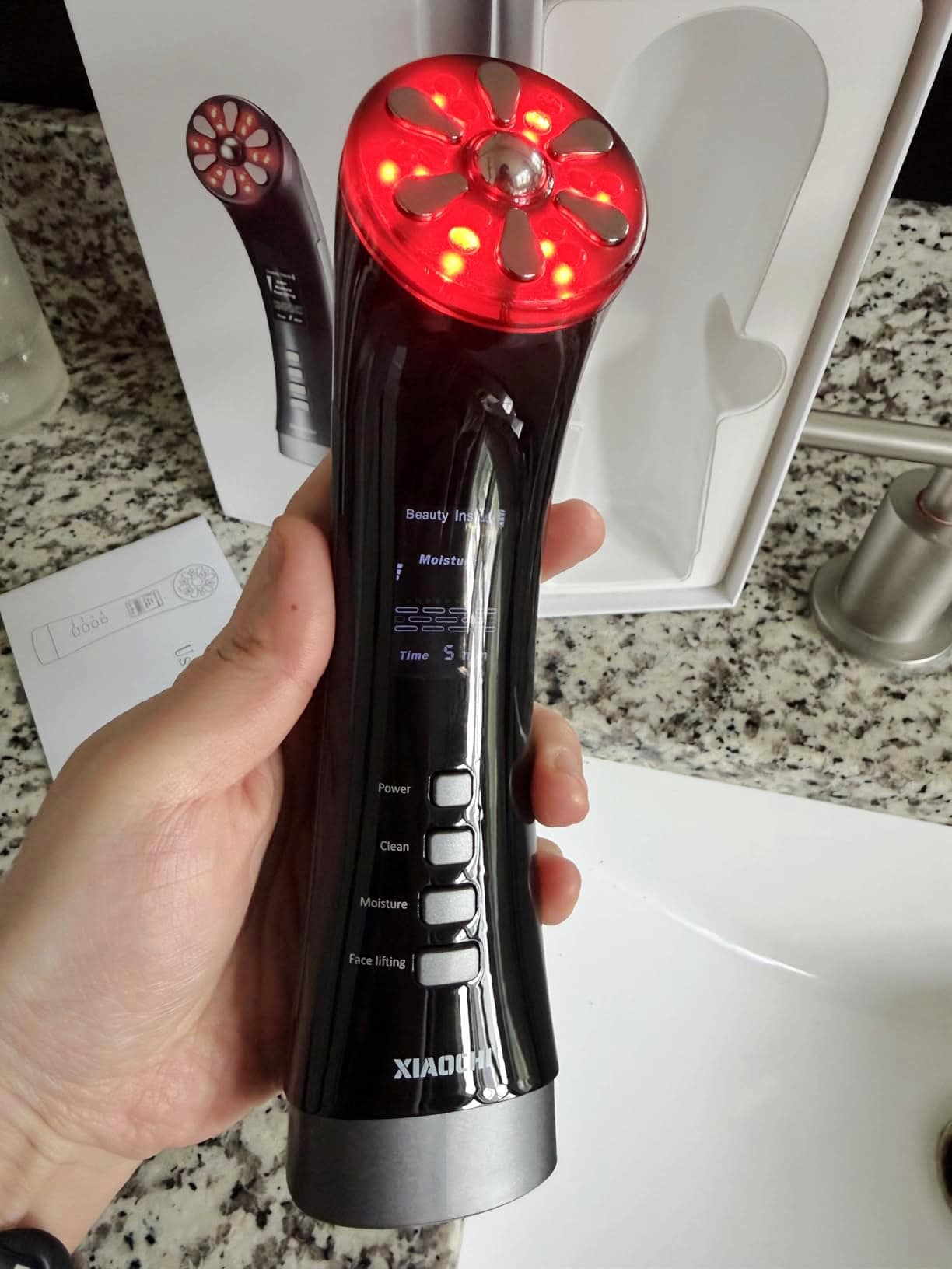 red light massager