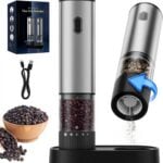 salt pepper grinder stainless steel