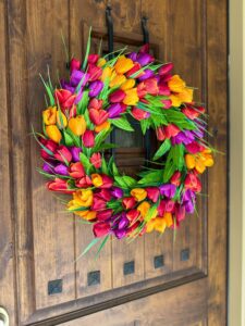tulip wreath
