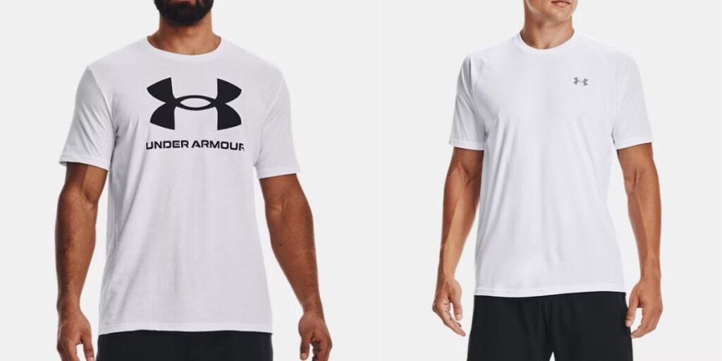 under armour mens tee