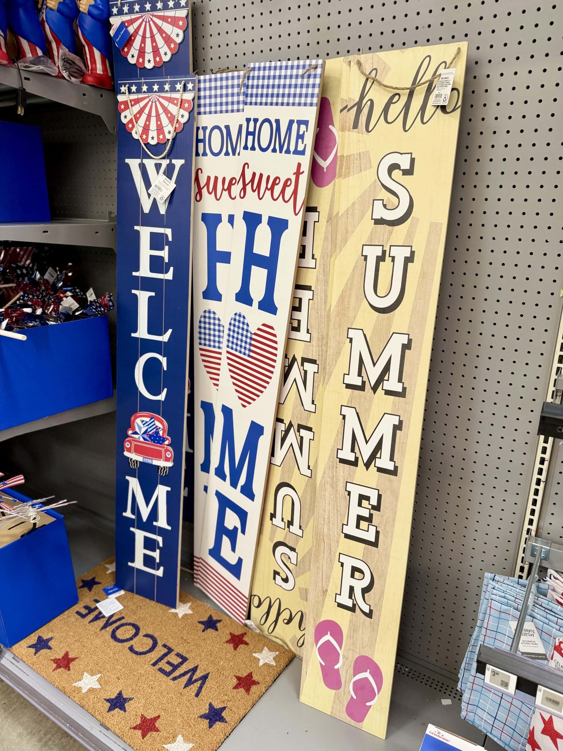 walmart door signs