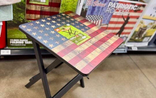 walmart flag table