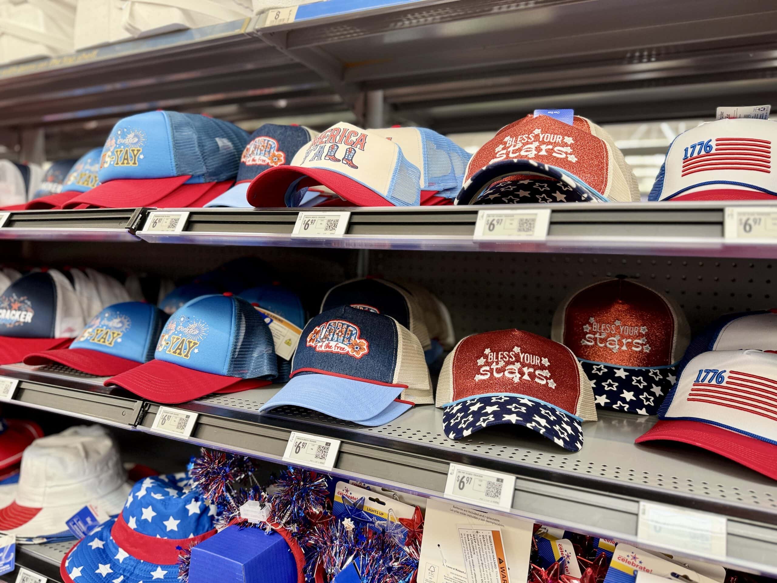 walmart fourth of july hats
