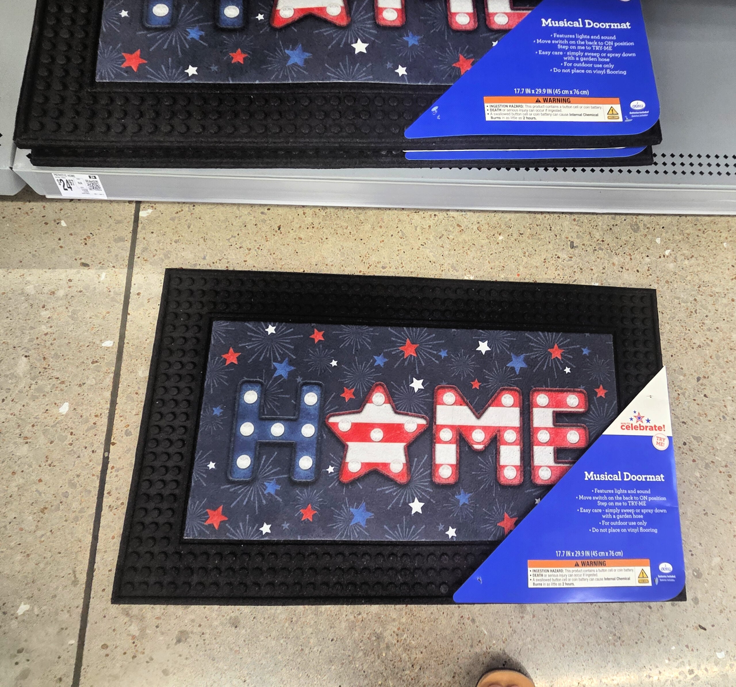 walmart light up doormat