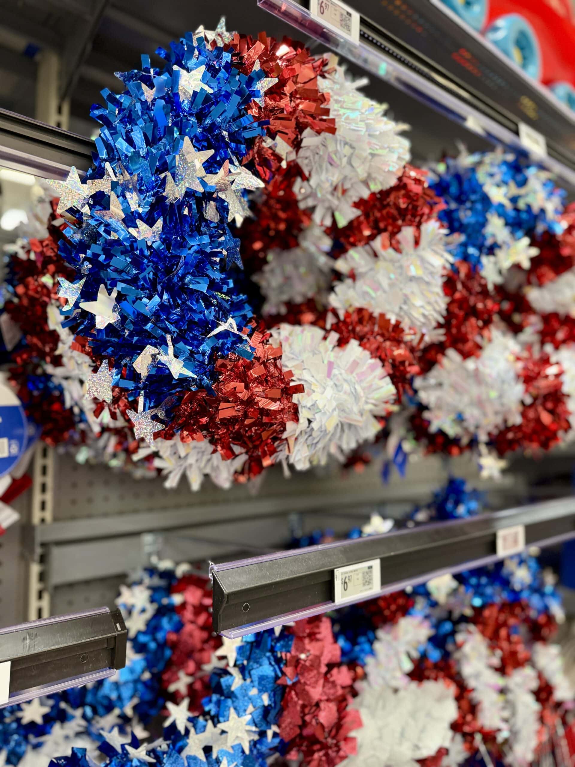walmart tinsel wreath