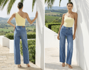 wide leg jeans