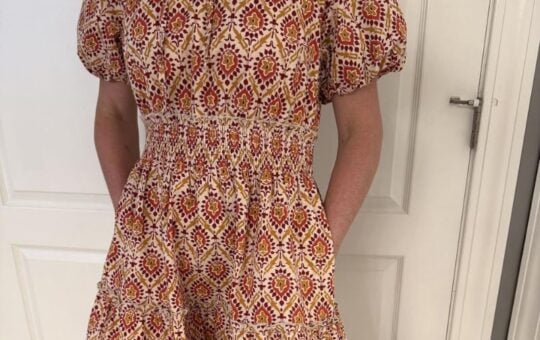 womans amazon printed dress