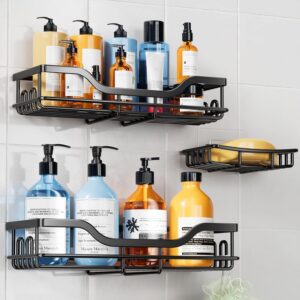 3 Pack Shower Caddy with Soap Holder