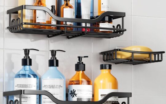 3 Pack Shower Caddy with Soap Holder