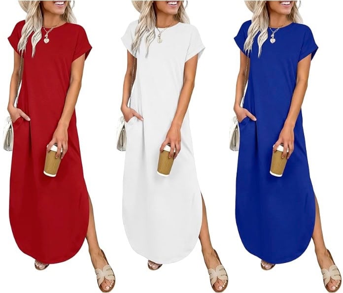 ANRABESS Women’s Summer Casual Long Maxi Dress