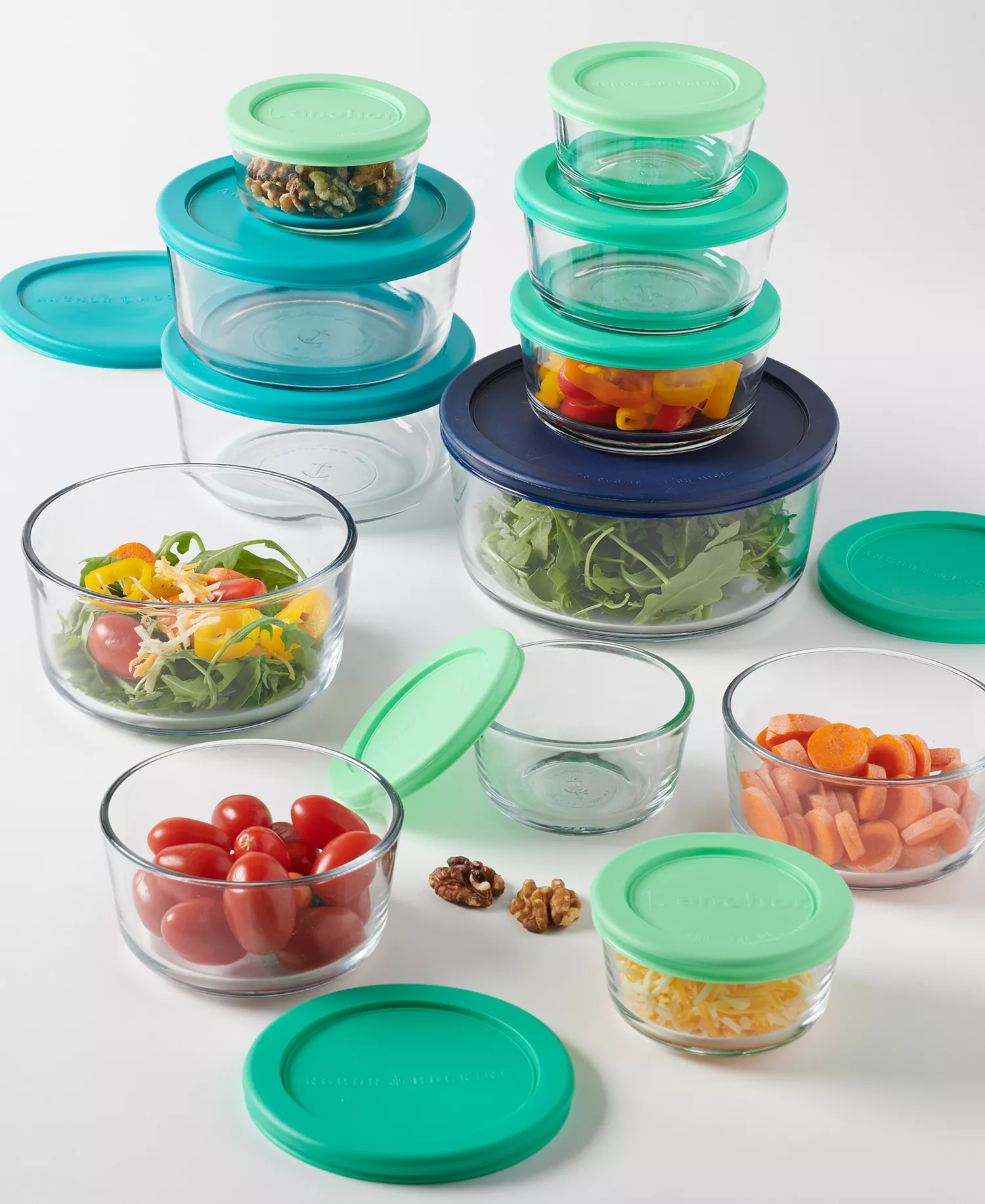 Anchor Hocking 24 Piece Food Storage Set with SnugFit Lids