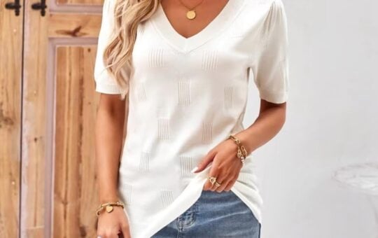 Arach&Cloz Women's Lightweight Spring Summer Sweater Top