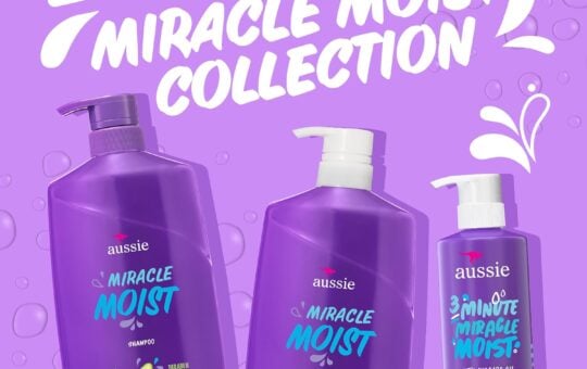 Aussie Miracle Moist Shampoo and Conditioner with 3 Minute Miracle Deep Conditioner,