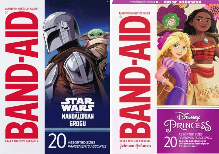 BAND AID Star Wars Disney Princess Bandages BAND AID Star Wars Disney Princess Bandages