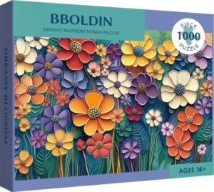 BBOLDIN Colorful Flower 1000pc Jigsaw Puzzle