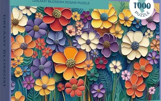 BBOLDIN Colorful Flower 1000pc Jigsaw Puzzle