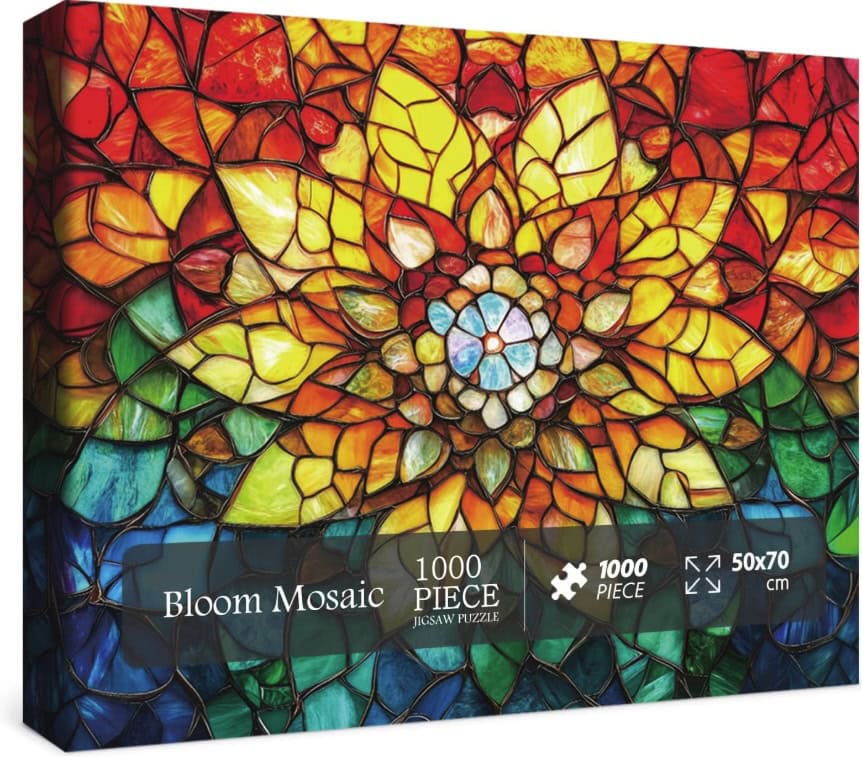 BBOLDIN Colorful Flower Puzzles 1000pc BBOLDIN Colorful Flower Puzzles 1000pc