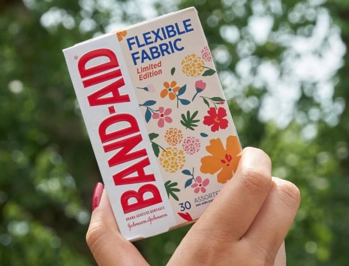 Band Aid Wildflowers Bandages Band Aid Wildflowers Bandages