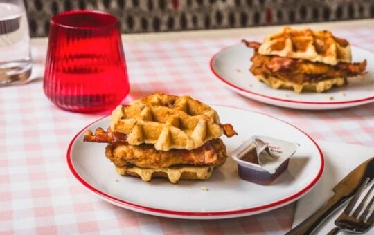 Chick fil A Chicken & Waffles Sandwiches