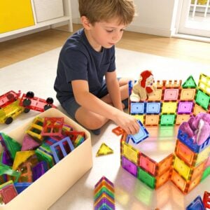 Coodoo Magnetic Tiles Kids Toys STEM 1