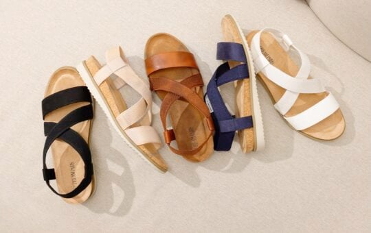 DREAM PAIRS Women's Comfortable Low Wedge Sandals