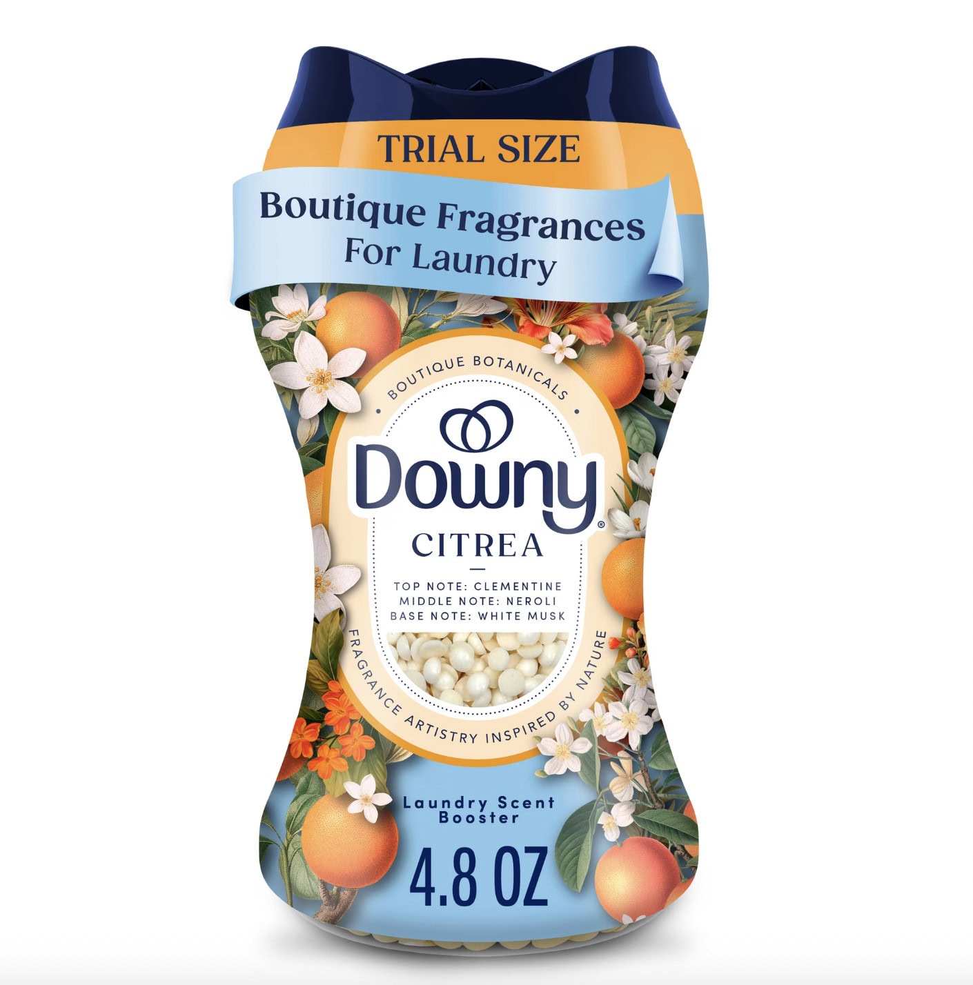 Downy Boutique Botanicals In Wash Laundry Scent Booster Beads, CITREA Scent, 4.8 oz