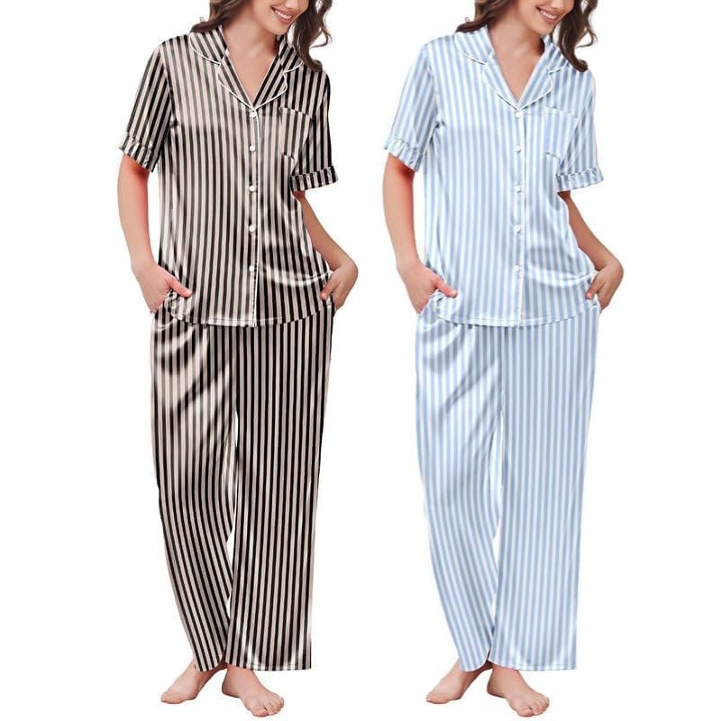 Ekouaer Womens Silk Pajamas Ekouaer Womens Silk Pajamas