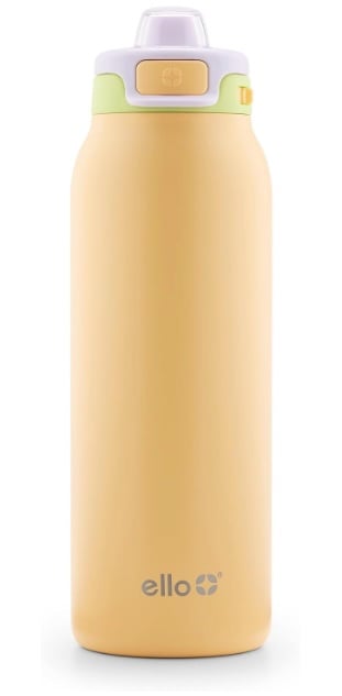 Ello Pop & Fill Insulated 32 Ounce Stainless Steel Water Bottle