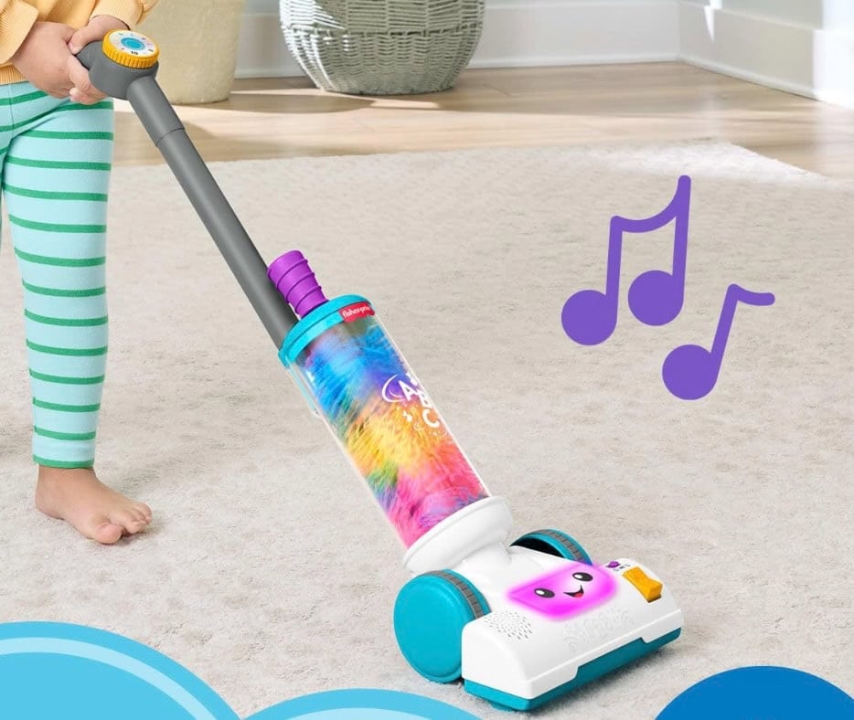 Fisher Price Toddler Toy Laugh & Learn 2 in 1 Vacuum